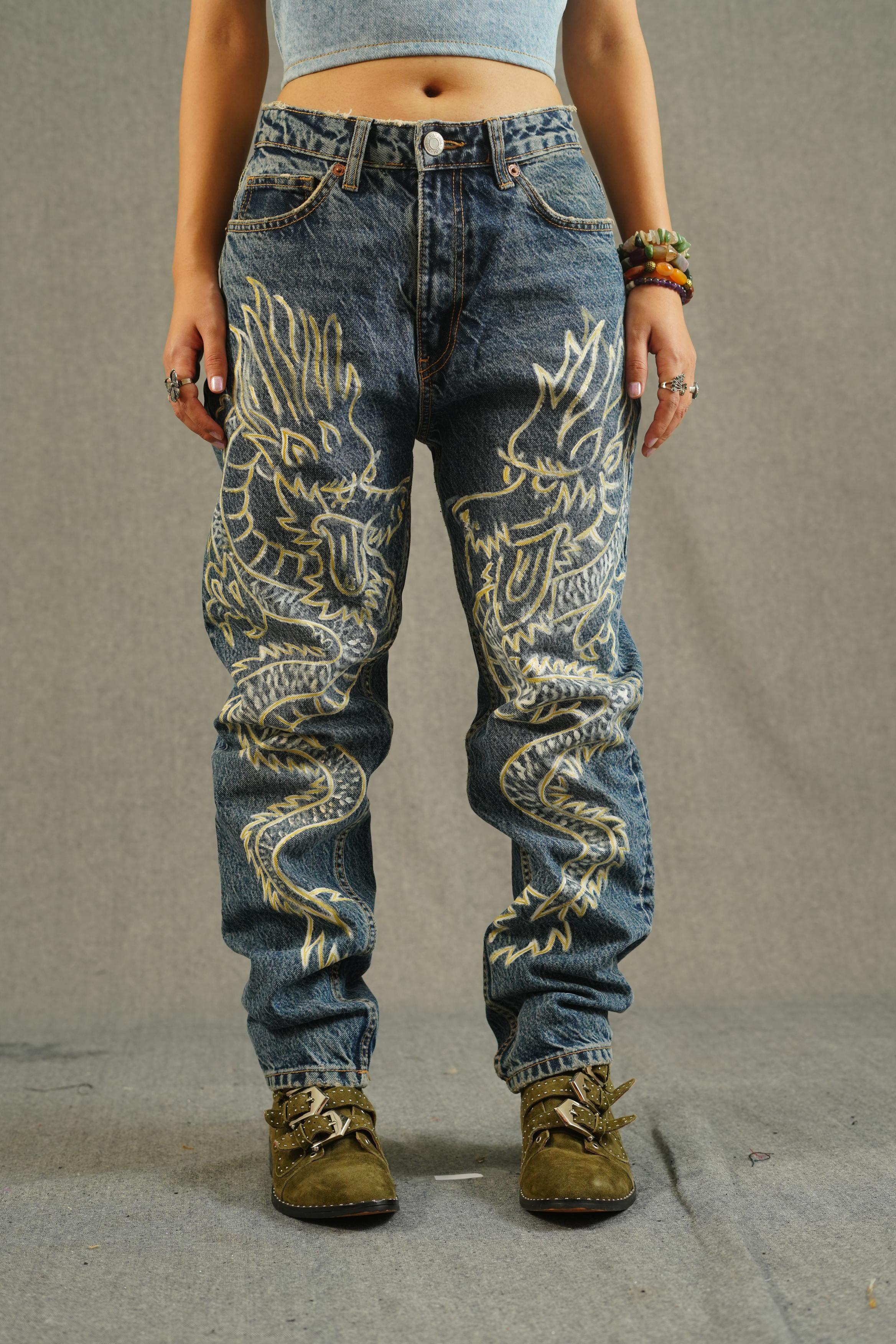 Dragon Dynasty Denim Jeans