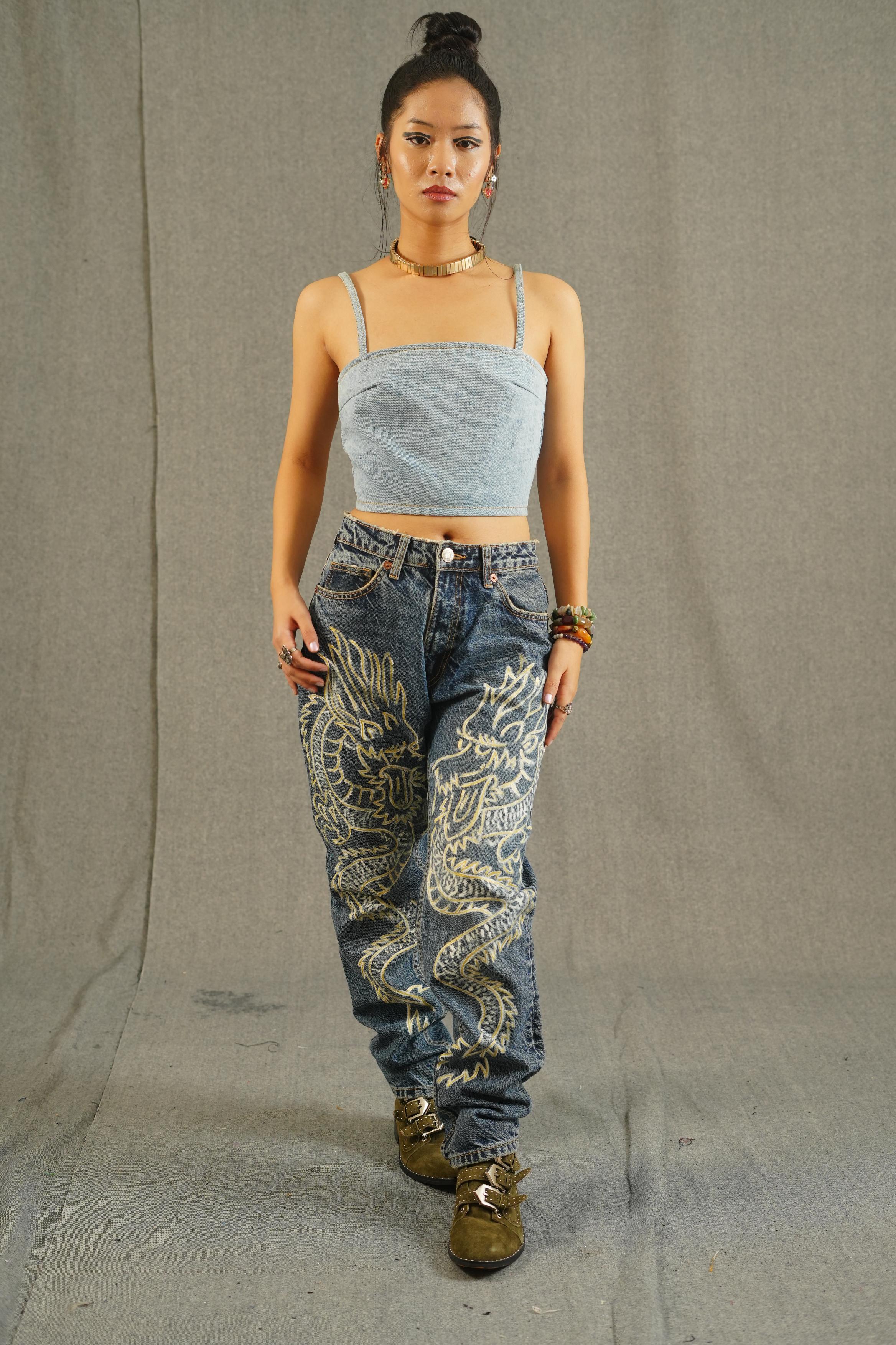 Dragon Dynasty Denim Jeans