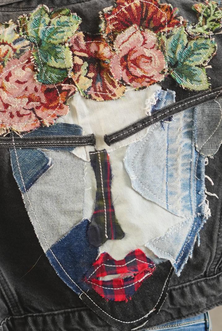 Patchwork Rebel Rose Lady Jacket