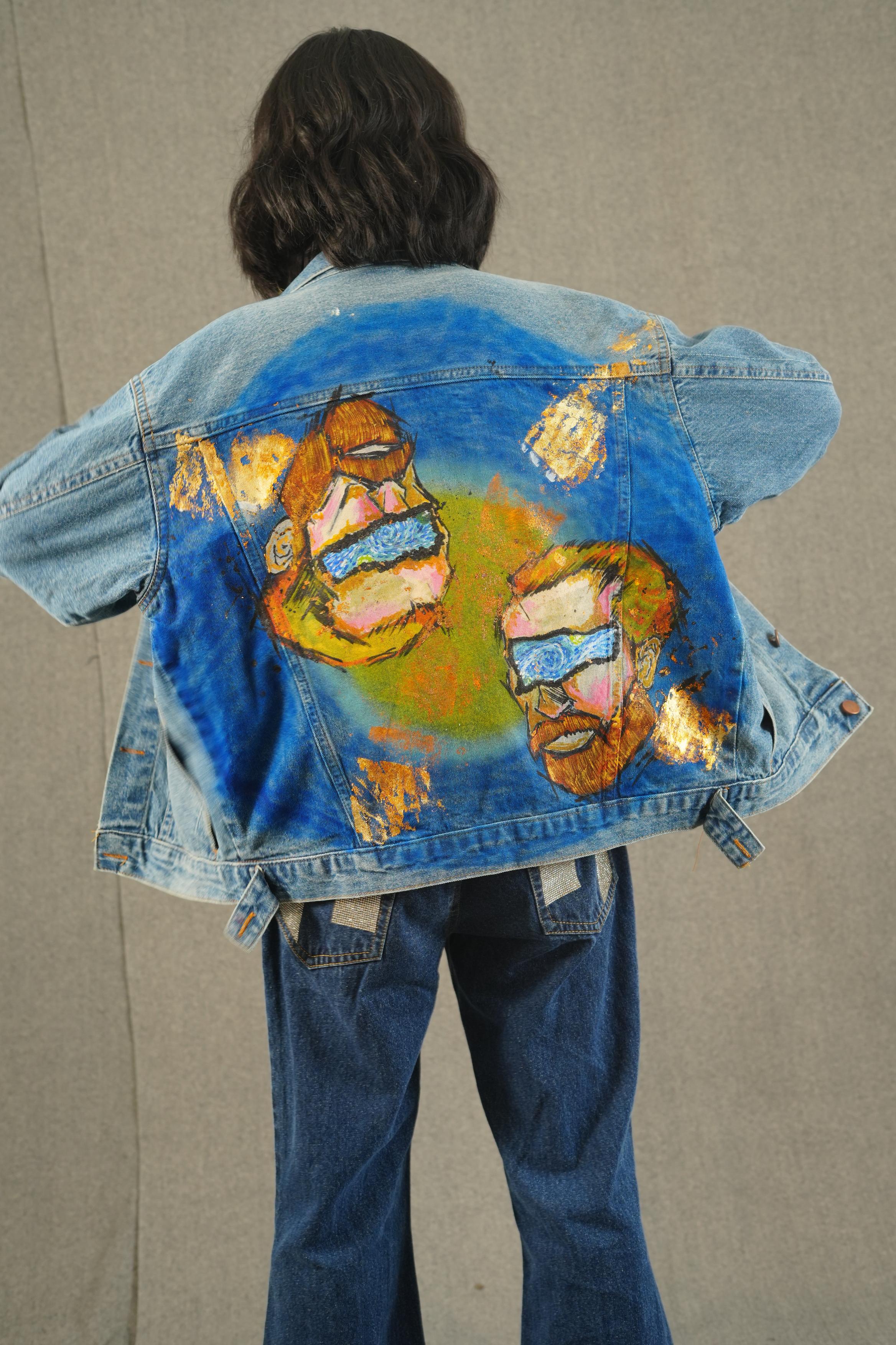 Painted Eclipsed Vision Van Gogh Jacket