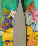 Boho Chic Frida Flare Hand painted Jeans