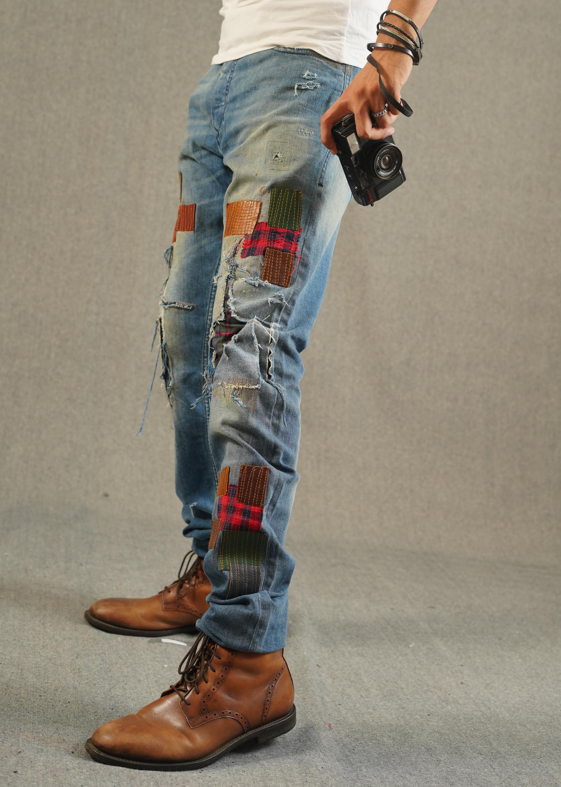 Urban Patchwork Jeans