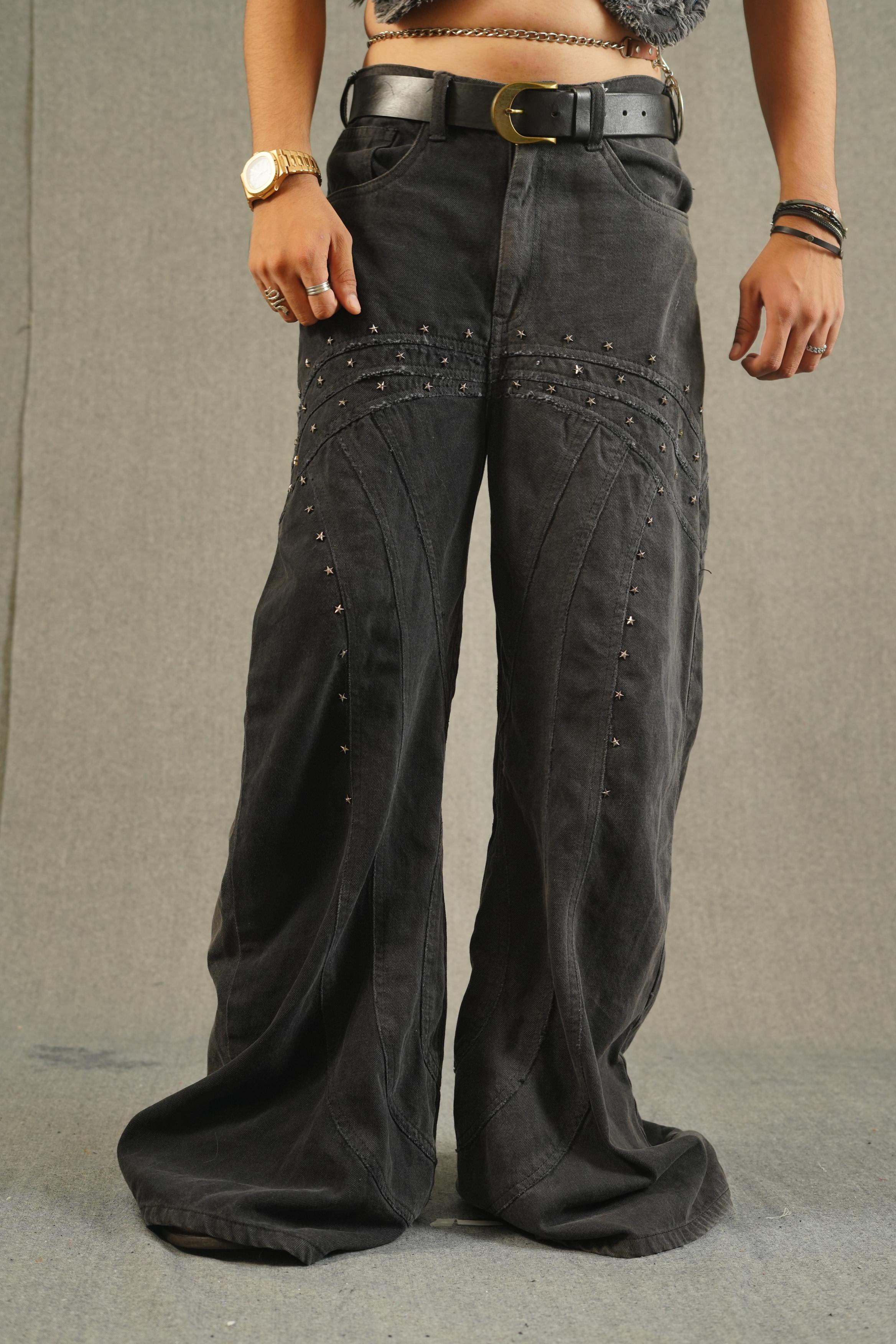 Gothic Stardust Flare Jeans