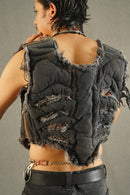 Unbound Goth Rib Cage Vest